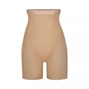 SKIMS High-Waisted Shapewear Shorts - Nude